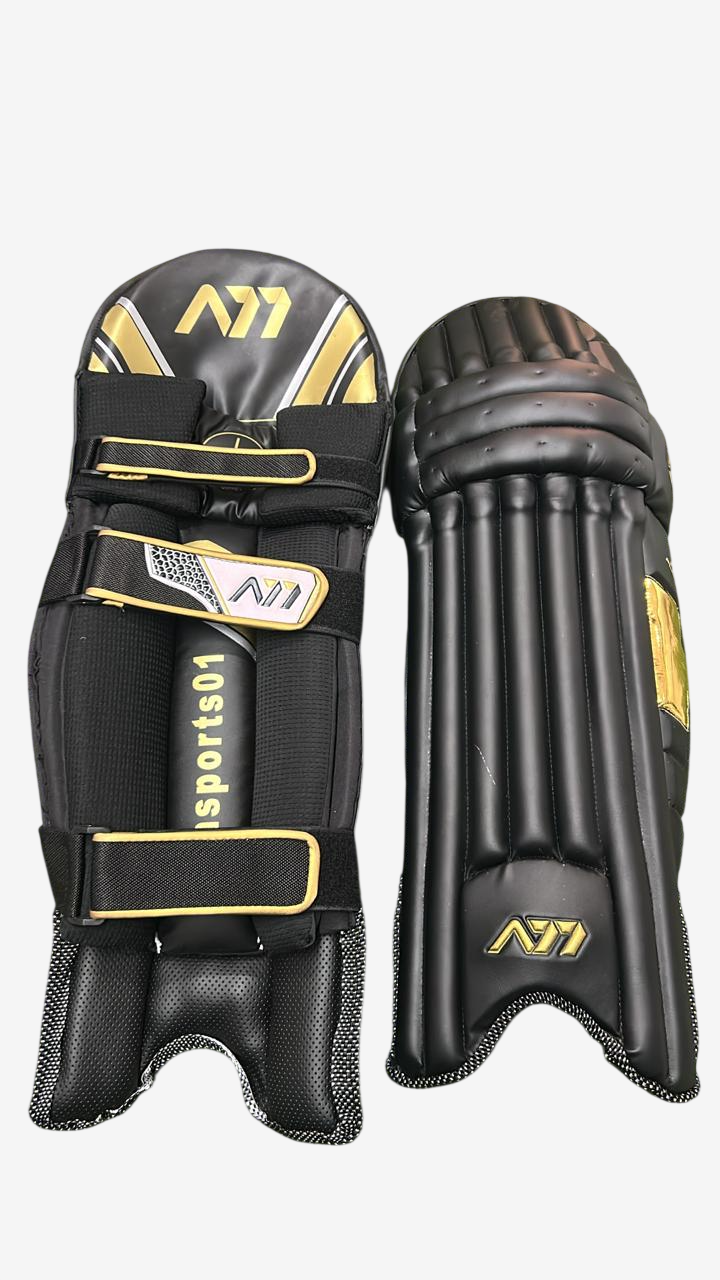 A77 | Cricket | Batting | Pads | Pro Player Black