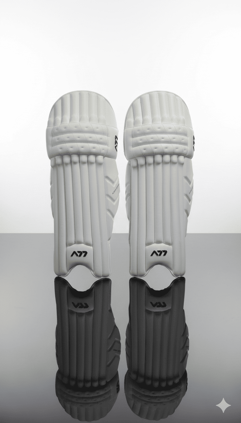 A77 | Cricket | Batting | Pads | Player Edition White