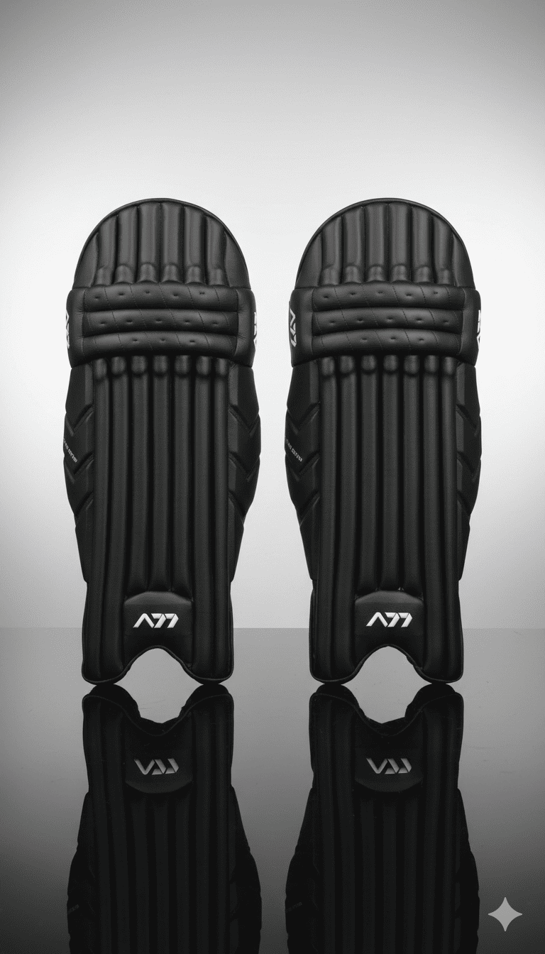 A77 | Cricket | Batting | Pads | Player Edition Black