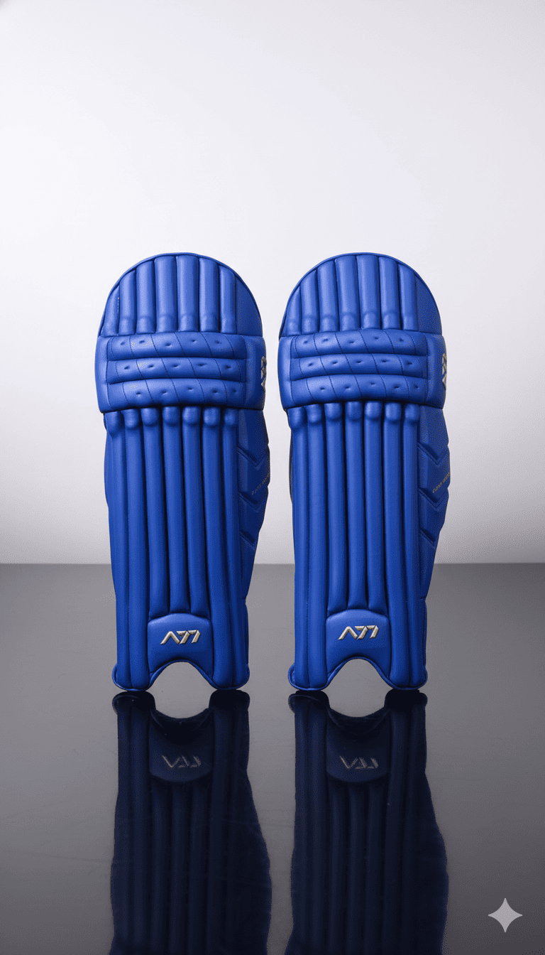 A77 | Cricket | Batting | Pads | Player Edition Blue