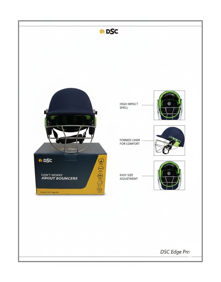 DSC | Edge | Pro | Cricket | Batting | Helmet
