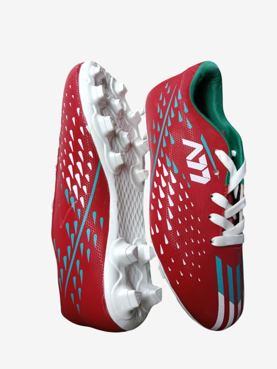 A77 | Football | Shoes | Studs Red