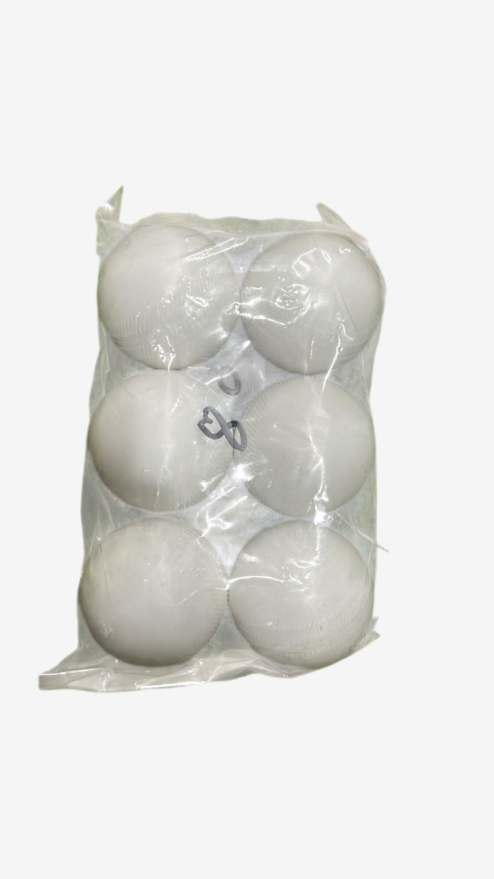 A77 | Cricket | Plastic Balls | 80 Gram Each | Pack of 6