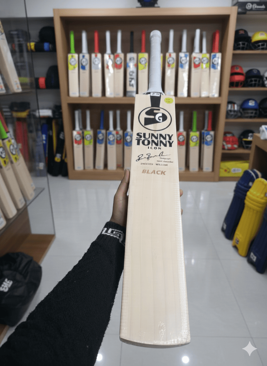 SG | Cricket | Leather | Bat | Sunny Tonny Icon Black