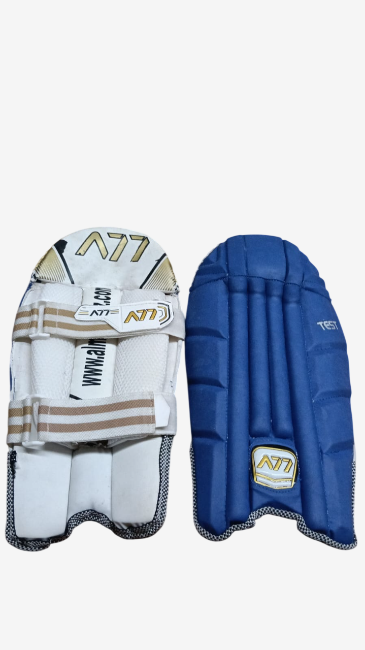 A77 Test Blue Wicket Keeping Pads