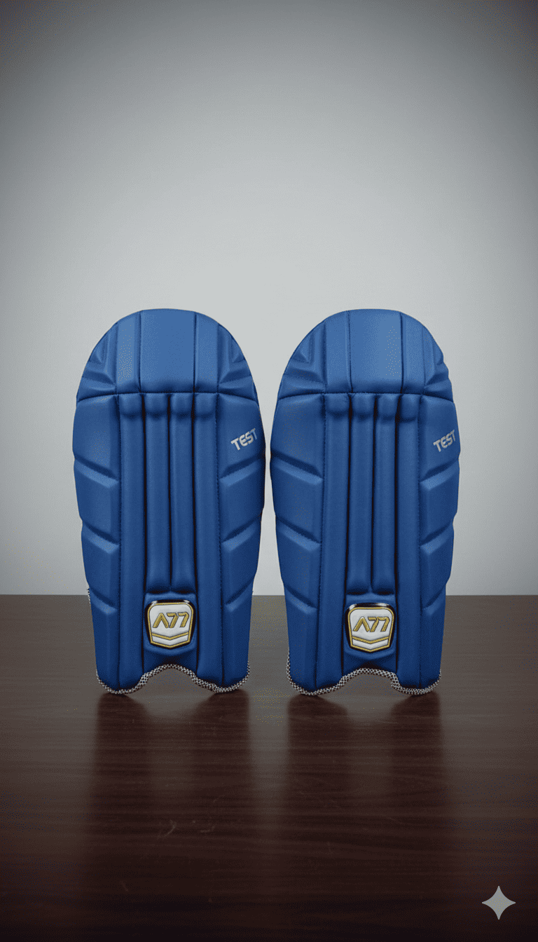A77 Test Blue Wicket Keeping Pads