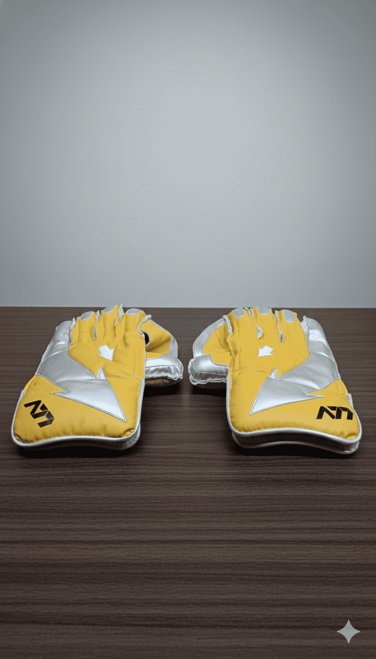 A77 Test Yellow Wicket Keeping Gloves