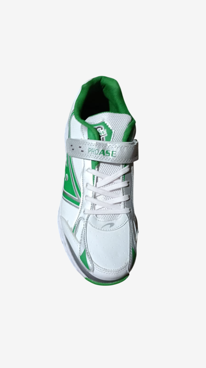 Pro Ease Green Cricket Stud Shoes