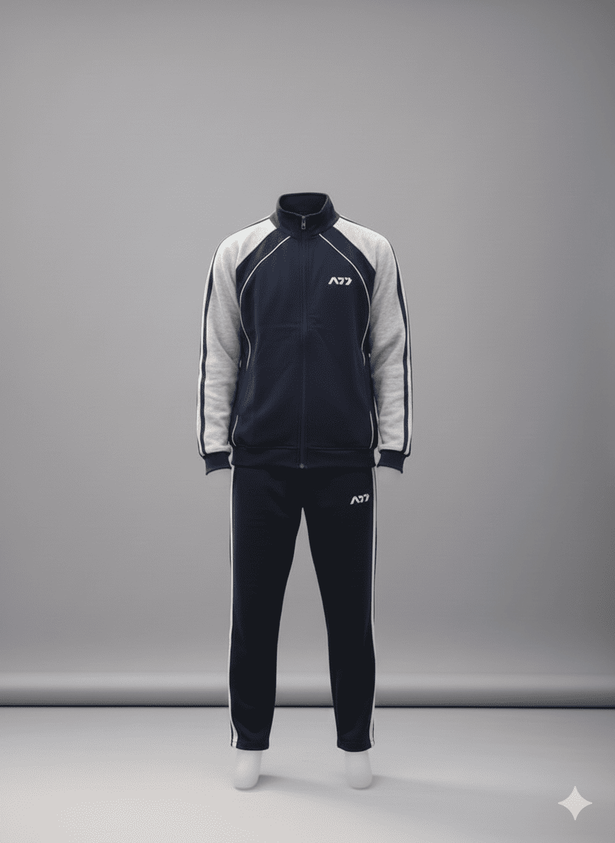 A77 | Sportswear | Tracksuit | Navy Blue Grey