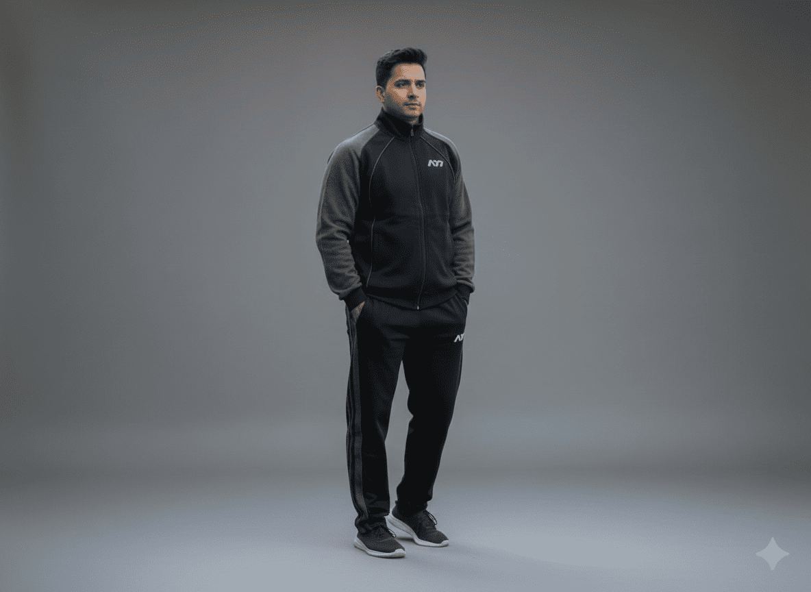 A77 Sportswear Tracksuit Black III