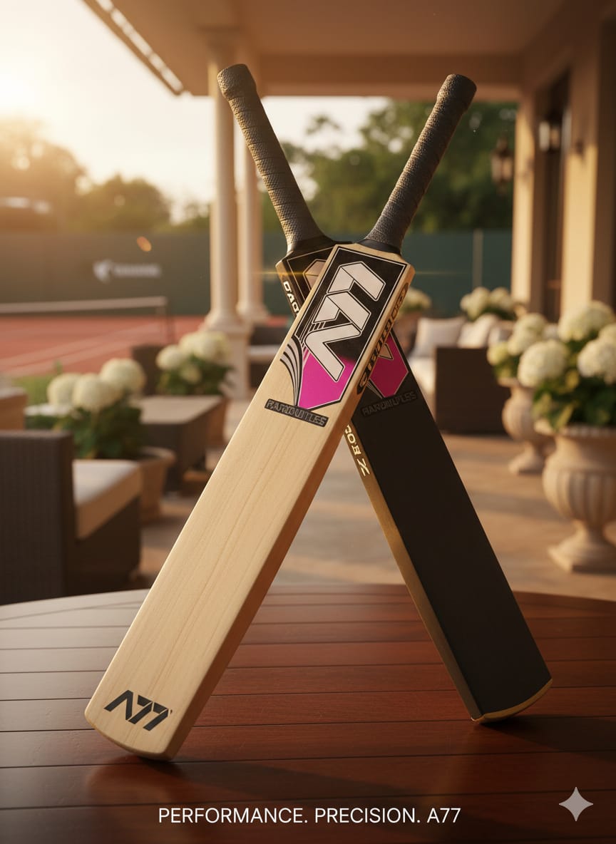 A77 Player Back Tennis Cricket Bat
