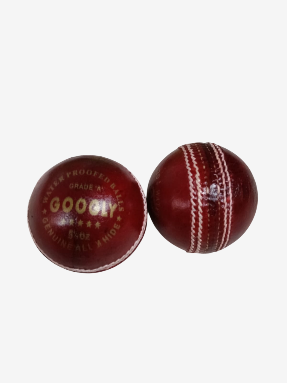 A77 Googly Red Leather Cricket Ball