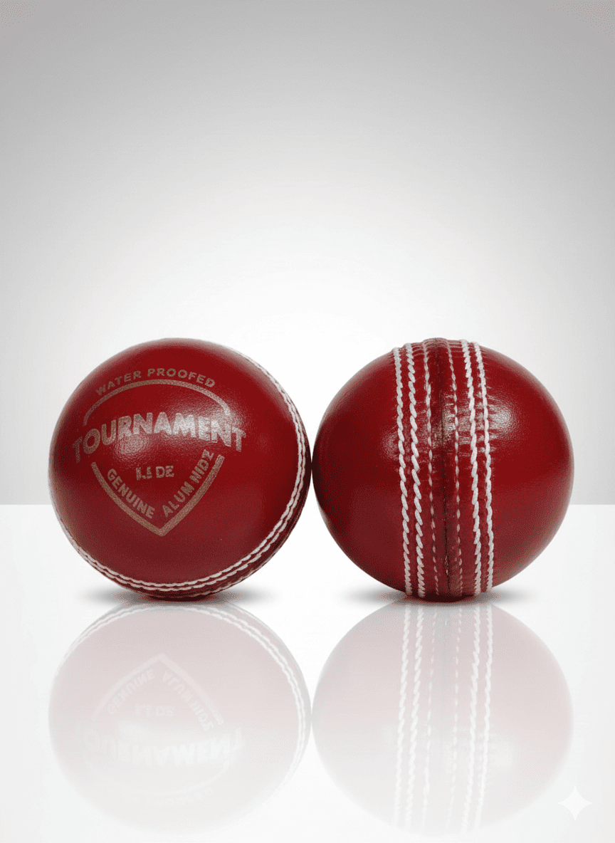 A77 Tournament Red Leather Cricket Ball