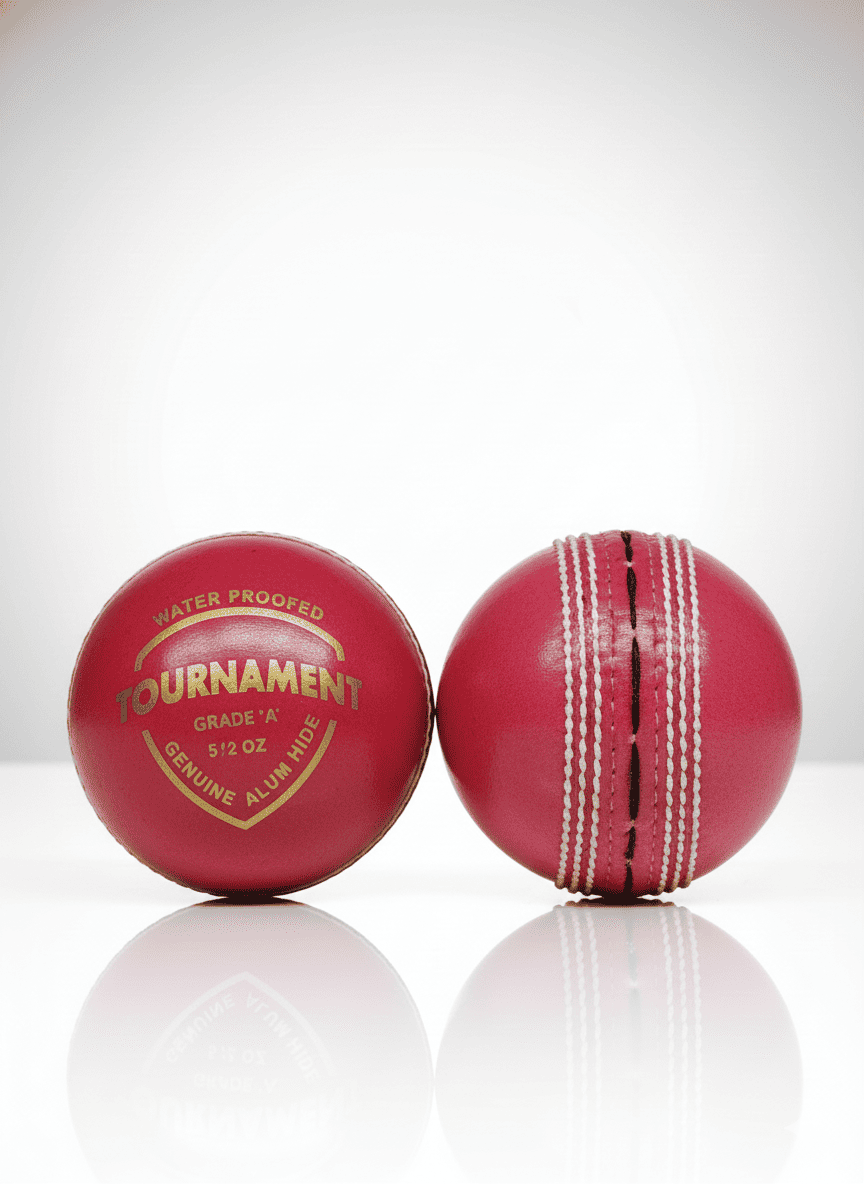 A77 Tournament Pink Leather Cricket Ball