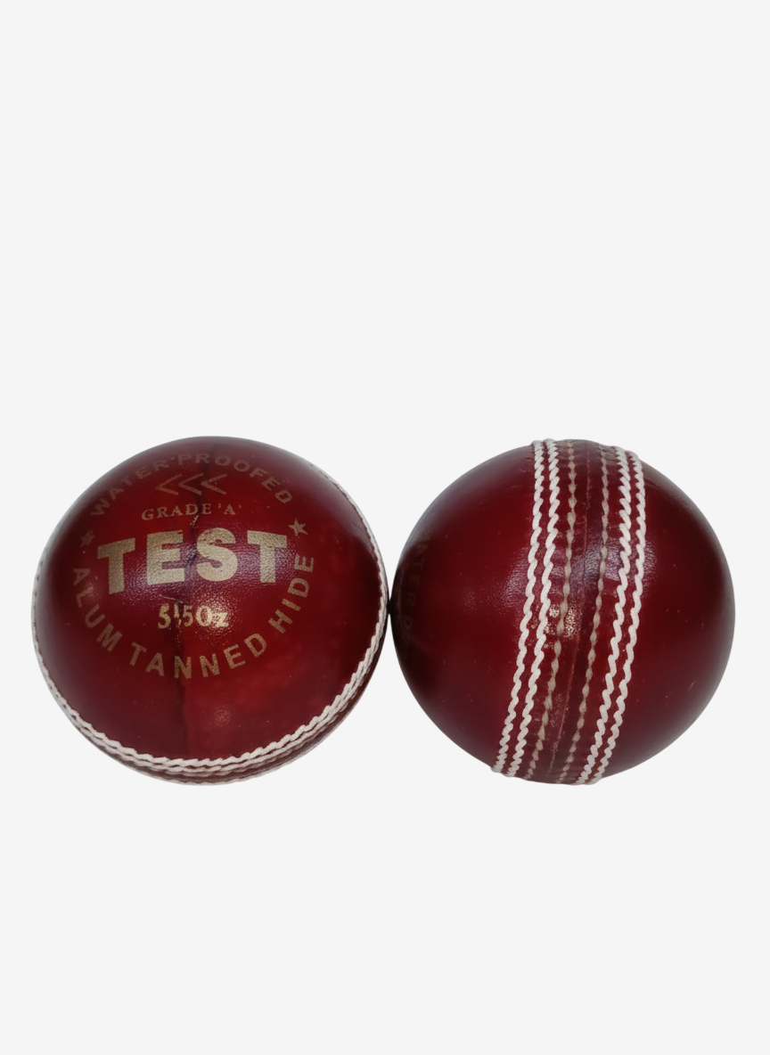 A77 Test Red Leather Cricket Ball