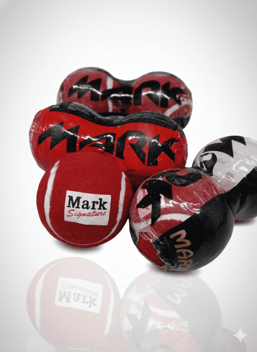 Mark Tennis Cricket Ball