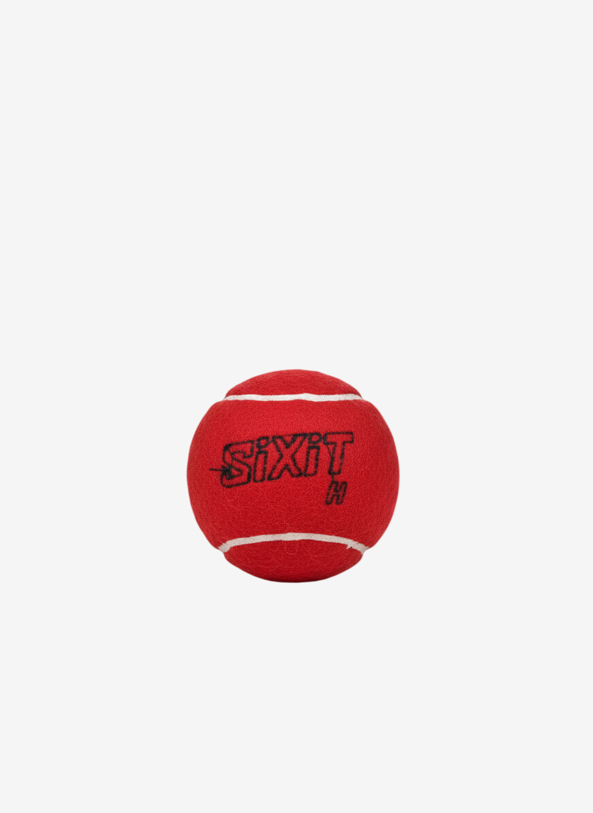 Sixit Red Tennis Cricket Ball