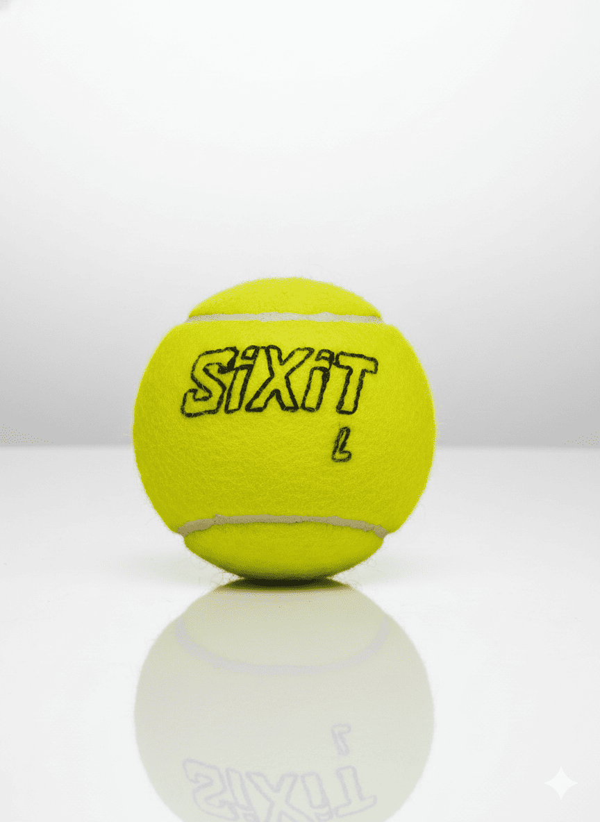 Sixit Green Tennis Cricket Ball