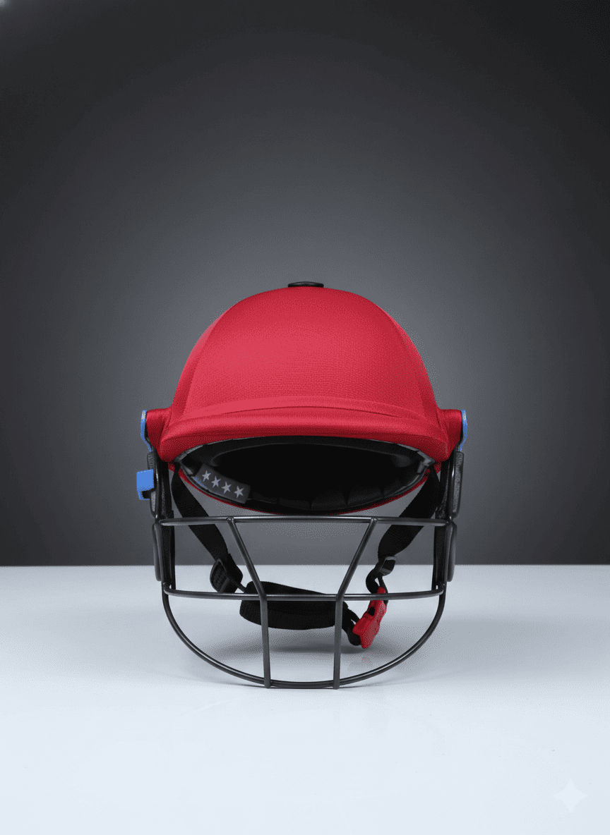 Cricket Batting Helmet – IPL Style | Red