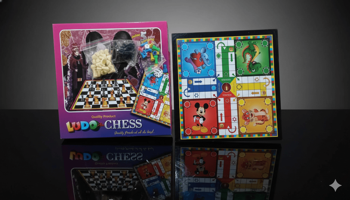 Ludo and Chess Board