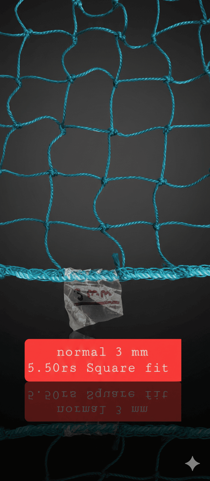 3 MM Cricket Net