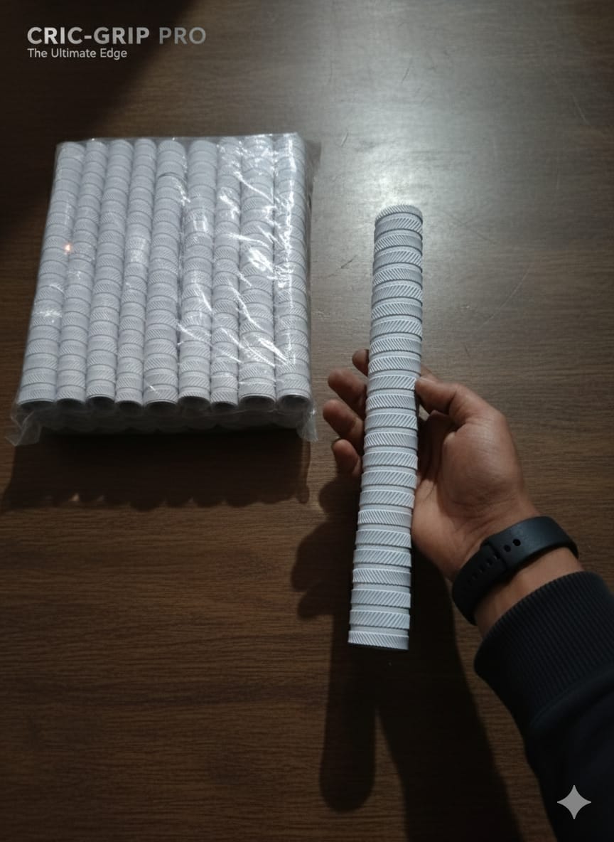 A77 | Cricket | Bat | Grip | Ring Chevlon White Pack