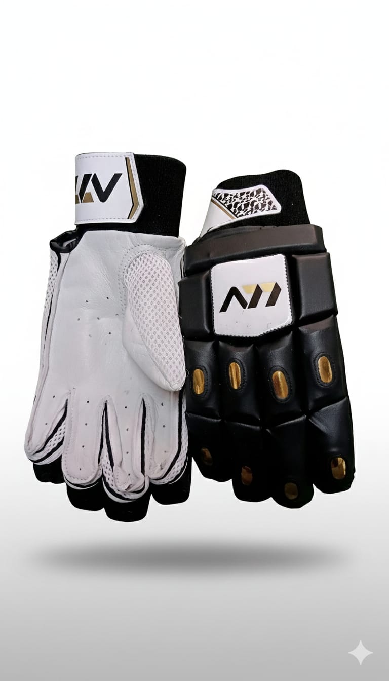 A77 | Cricket | Batting | Gloves | Prolite Black