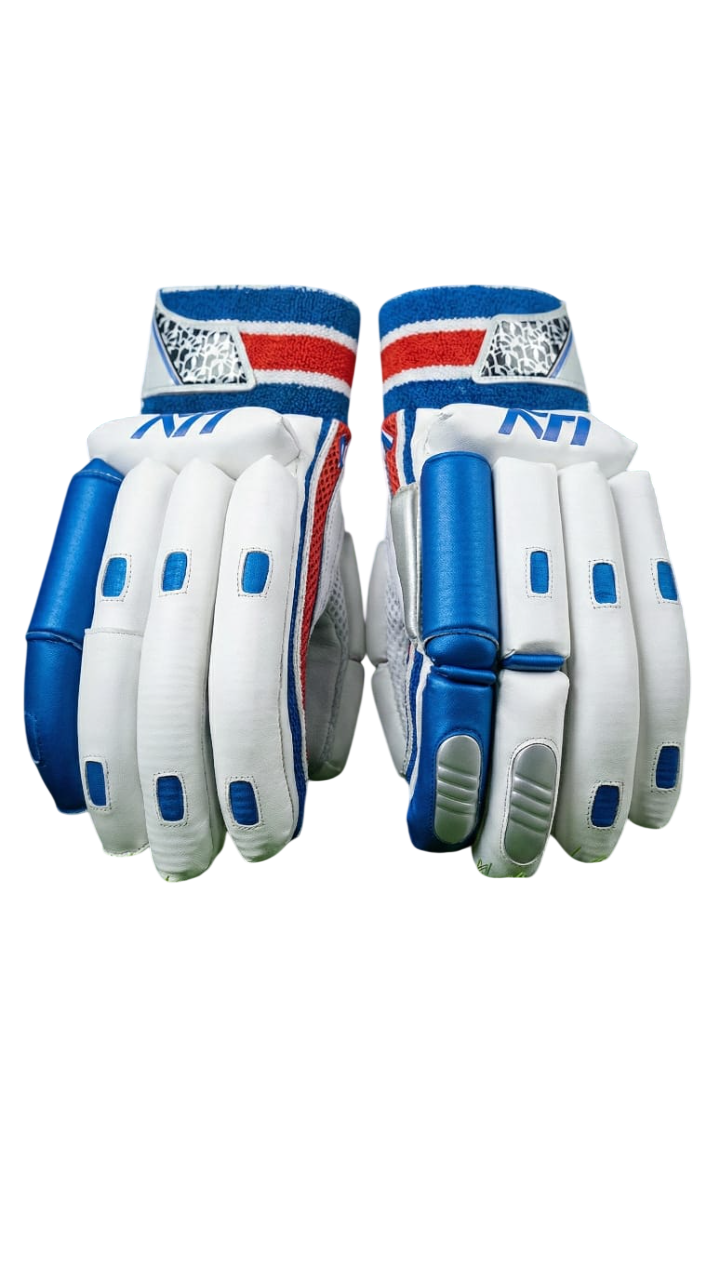 A77 | Cricket | Batting | Gloves | V.K.Edition White