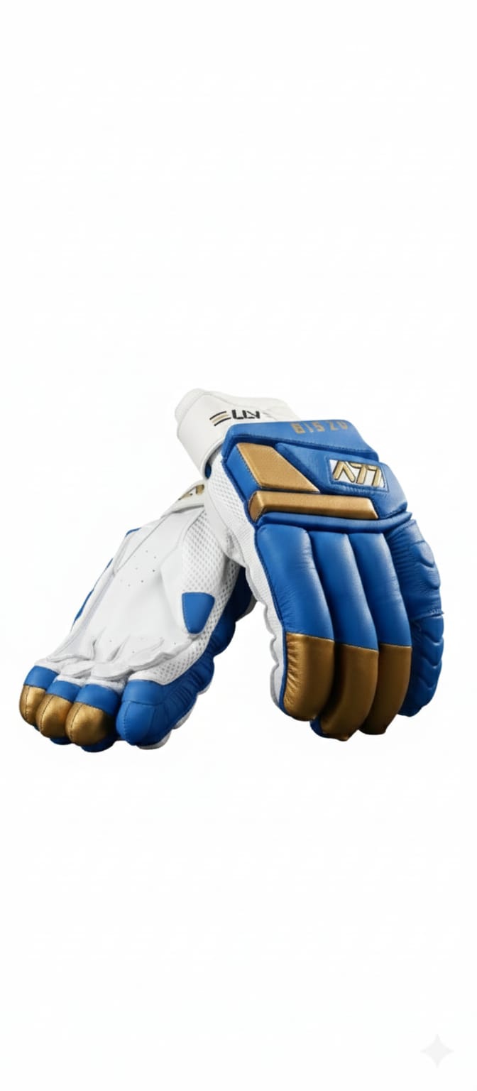 A77 | Cricket | Batting | Gloves | BTS 2.0 Blue