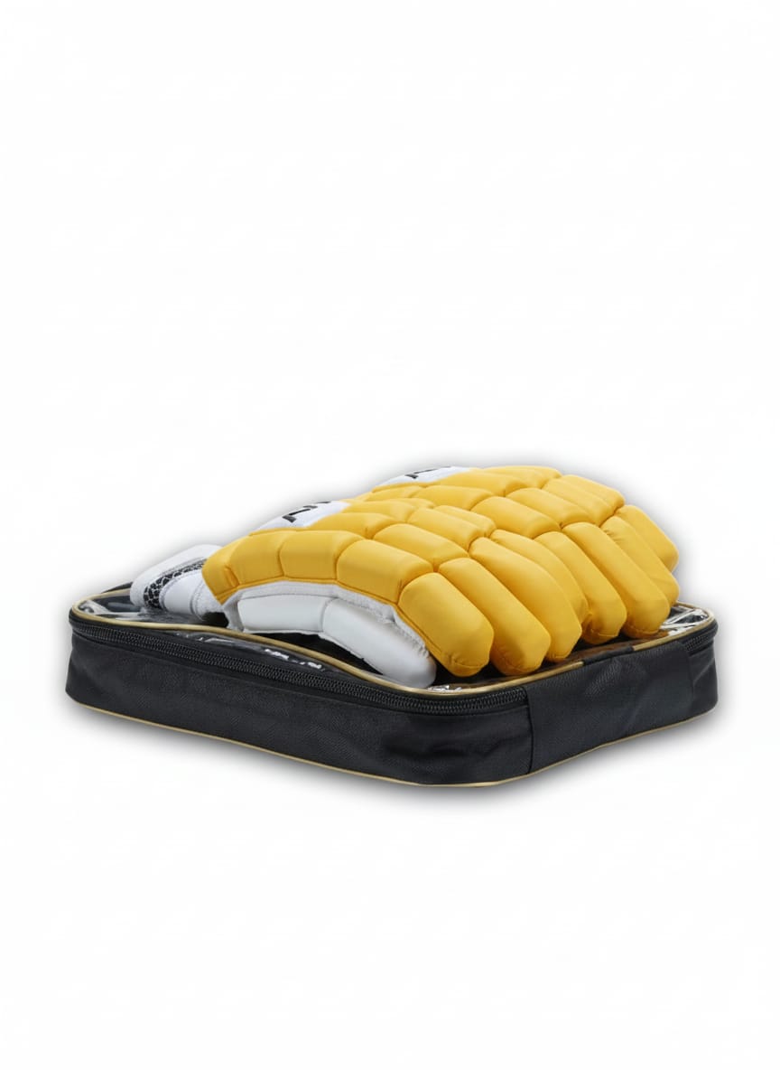 A77 | Cricket | Batting | Gloves | Elite Yellow