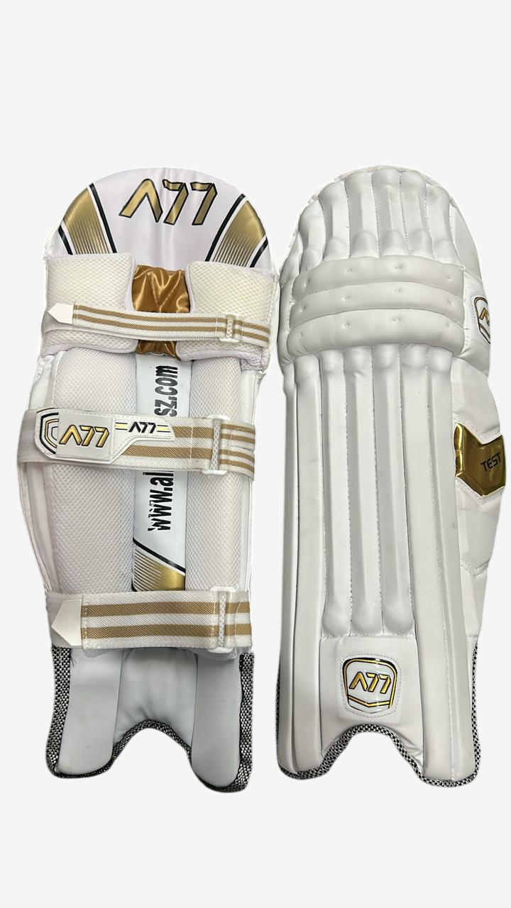 A77 | Cricket | Batting | Pads | Test White
