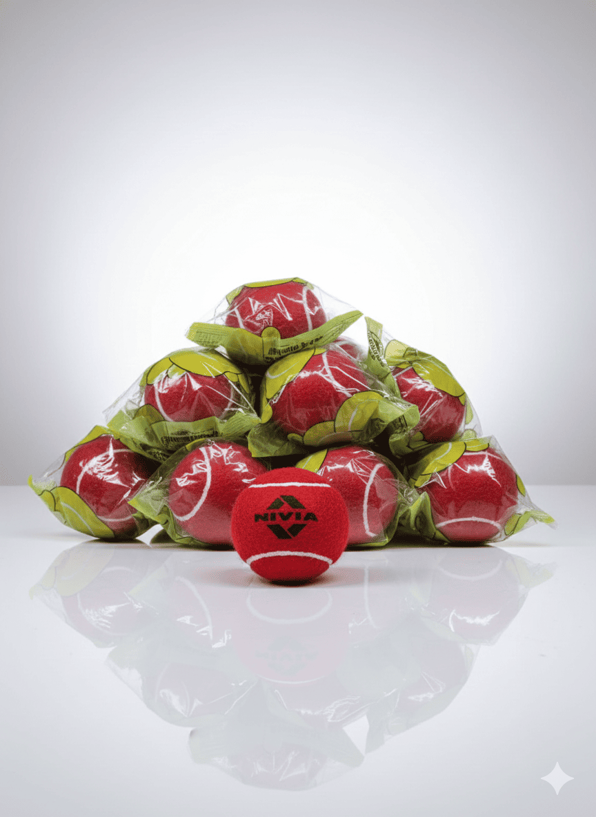 Nivia Hard Red Cricket Ball